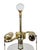 Mid-Century Modern Pair of Hollywood Regency Table Lamps Onyx, Lucite, & Crystal Glass For Sale - Image 3 of 9