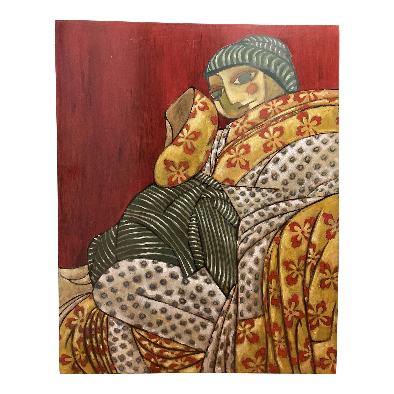 Late 20th Century Monumental Pop Art Abstract Painting of