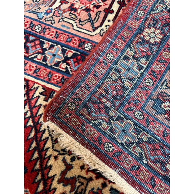 8ft 2in × 11ft 10in Josheghan Hand Knotted Iranian Jewel Tone Rug For Sale - Image 12 of 13