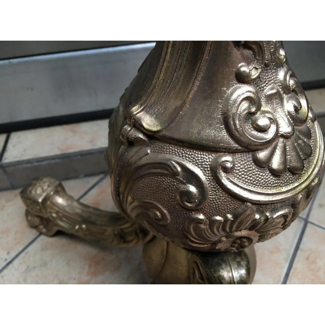 Brass & Wood Coat Stand, 1950s For Sale - Image 16 of 18