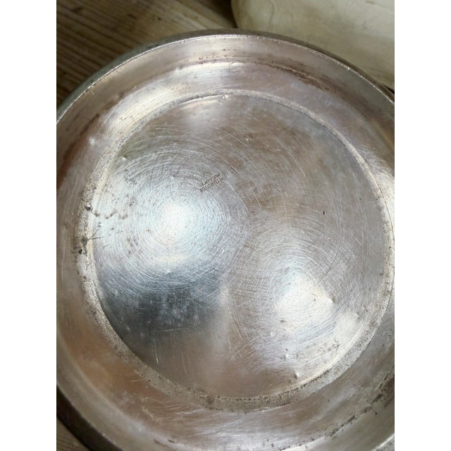 Metal Vintage Silver Champagne & Ice Bucket From Tirrenia Italian Ocean Liner For Sale - Image 7 of 18