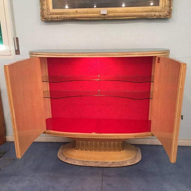 Italian Art Deco Bar Cabinet from Galleria Mobili d'Arte Cantù, 1950s For Sale - Image 4 of 11