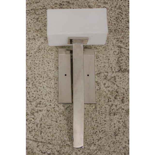 Modern Design Chrome Finish Wall Mount Light Fixture For Sale - Image 9 of 9