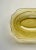 Art Nouveau 1930’s Madrid Yellow Federal Glass Square Rimmed Serving Bowl For Sale - Image 3 of 8