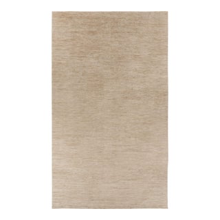 Rug & Kilim’s Oversized Contemporary Textural Rug in Soft & Tonal Beige For Sale