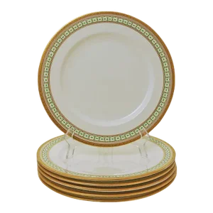 Early 20th Century Coalport Art Deco Dinner Plates - Set of 6