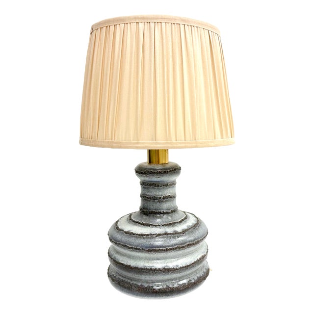 Mid-Century German Ceramic Table Lamp, 1960s For Sale
