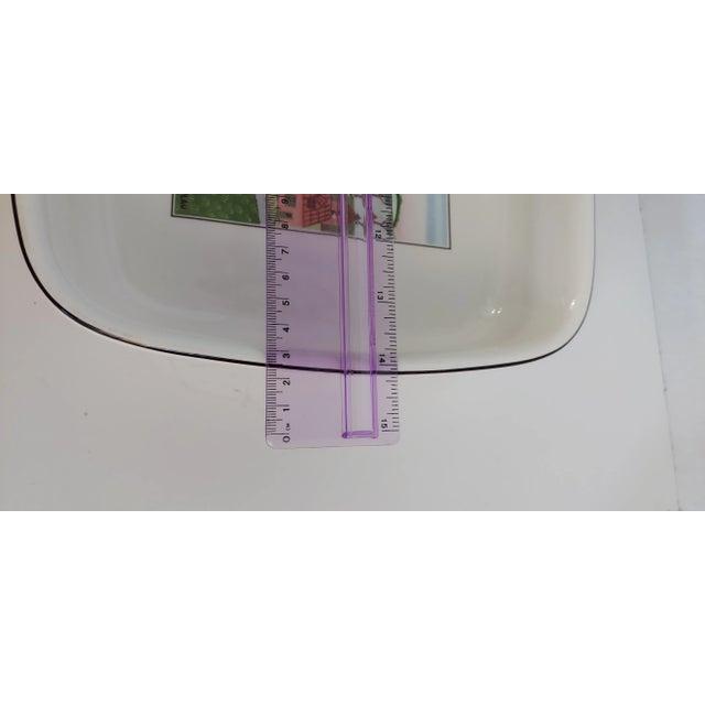 Mid 20th Century Mid 20th Century Villeroy & Boch Vilbofour Naif Baking Pan For Sale - Image 5 of 9