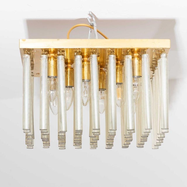 Mid-Century Italian Chandelier from Venini For Sale - Image 4 of 12