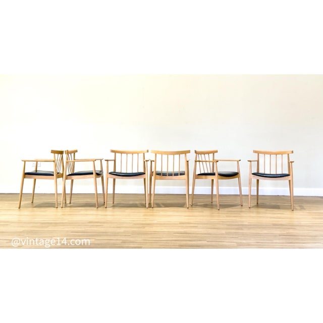 Smile Side Chair by Lievore Altherr Molina for Andreu World, 2000s, Set of 6 For Sale - Image 11 of 11