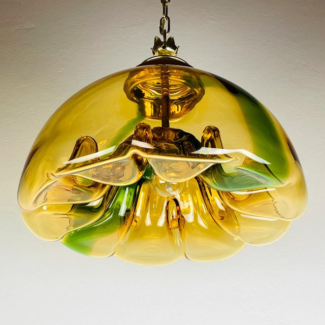 Mid-Century Murano Pendant Lamp Medusa, Italy, 1960s For Sale - Image 9 of 15