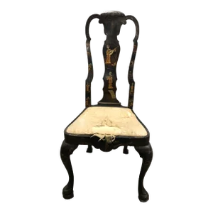 18th Century Queen Anne Japanned Side Chair
