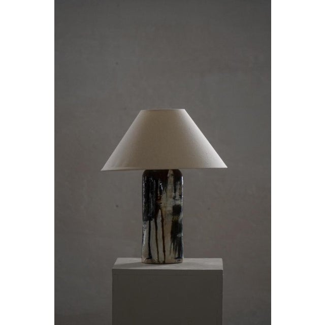 Mid-Century Danish Studio Ceramic Table Lamp from Jeppe Hagedorn-Olsen, 1960s For Sale - Image 16 of 18
