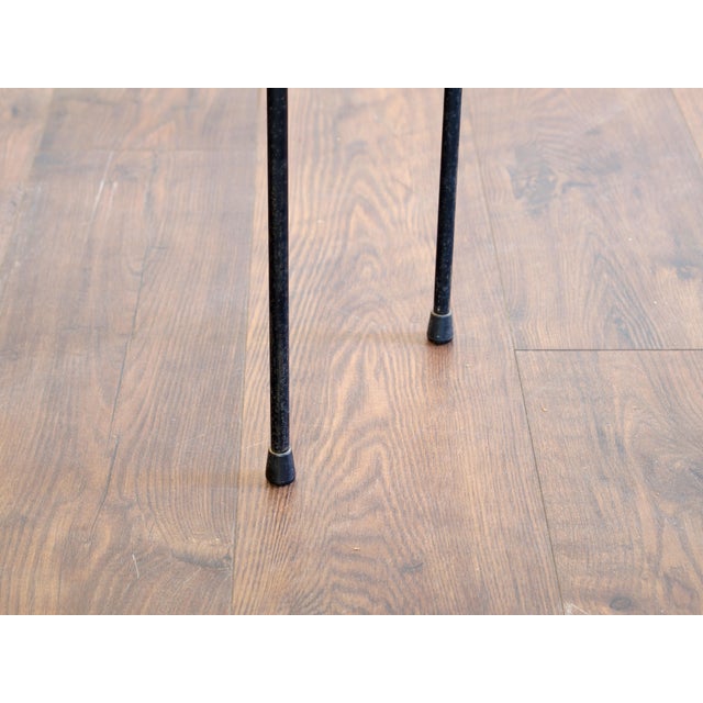 Metal Frame Flower Bench with Rattan Weave by Carl Auböck, 1950s For Sale - Image 10 of 11