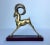 Mid-Century Modern Mid-Century Brass Ram Bookend For Sale - Image 3 of 10