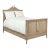 Antique Country French Louis XVI Stripped Oak Full-Size Bed For Sale
