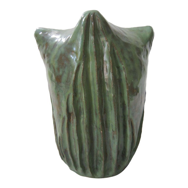 Mid 20th Century Large Glaze Pottery Vase, Attributed a.r. Cole, Unisgned For Sale