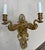 Vintage Pair of Brass Empire Revival Double Swan Electric Light Wall Sconces For Sale In Dallas - Image 6 of 9