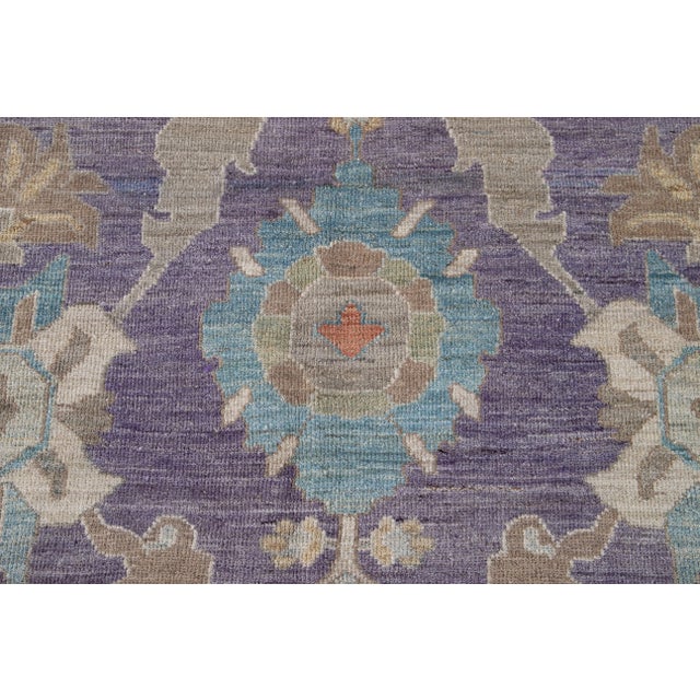 Textile 21st Century Modern Sultanabad Wool Rug For Sale - Image 7 of 11