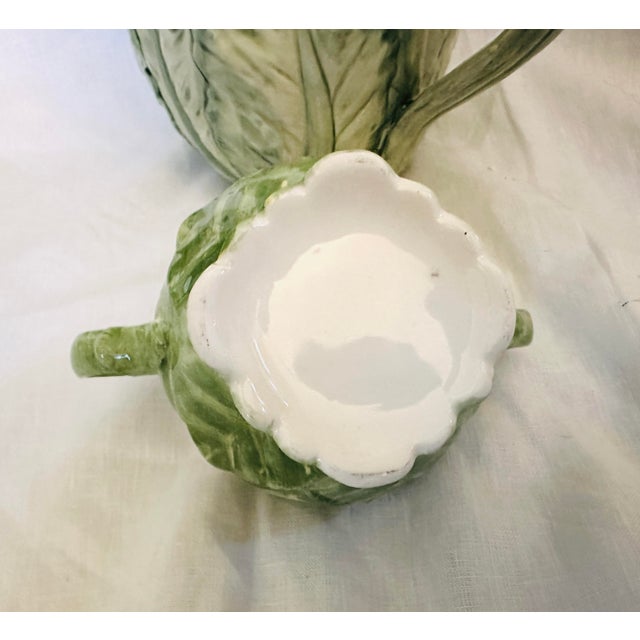 Fitz & Floyd Cauliflower Pitcher & Sugar/Creamer-Set of 3 For Sale - Image 9 of 12