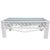 Diamond Rattan Glass Top Cocktail Table For Sale - Image 4 of 7