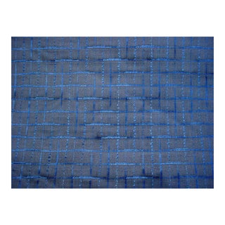 Osborne Little Violetta Royal Blue Ariadne Velvet Upholstery Fabric- 2 3/4 Yards For Sale