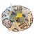 Curated Maritime Still Life: An Assemblage of Pristine Specimen Seashells and Starfish in Woven Tray For Sale