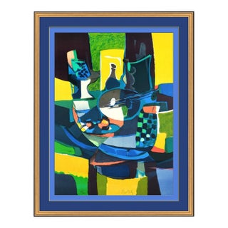 Mid 20th Century La Supier Blu, Marcel Mouly For Sale