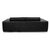 DS-180 Leather Three-Seater Black Sofa from de Sede For Sale - Image 10 of 12