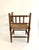 Dutch Oak Corner Bobbin Chair For Sale In Los Angeles - Image 6 of 7