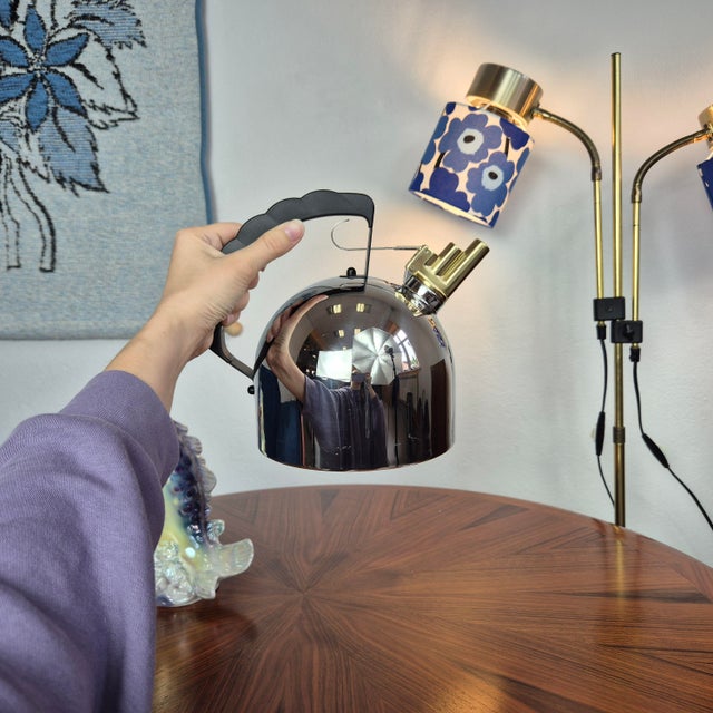 1980s Postmodern Italian Melodic Kettle by Richard Sapper for Alessi, 1980s For Sale - Image 5 of 11