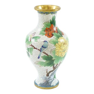 Early 20th Century Chinese Cloisonne Vase For Sale