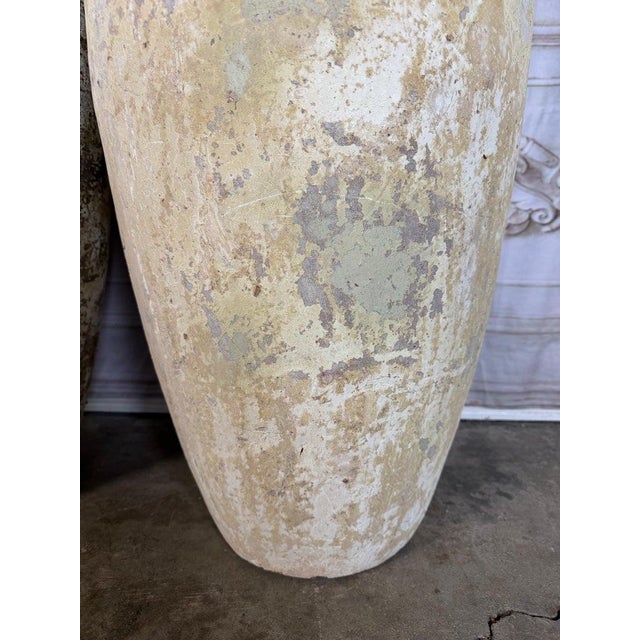 Spanish Colonial Hand-Painted Terracotta Urns, Mid-20th Century For Sale - Image 9 of 11