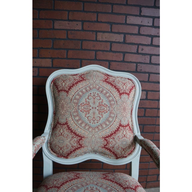 French connection with a curvaceous flair. This Chantel chair from Ethan Allen is a timely take on a very traditional...