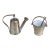 Late 20th Century Silver Godinger Country Garden Pail and Watering Can Salt and Pepper Shakers For Sale