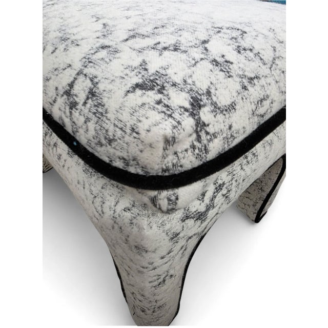 Mid Century Modern Pillow Top Ottoman/Stools by Directional Newly Reupholstered For Sale In Chicago - Image 6 of 11