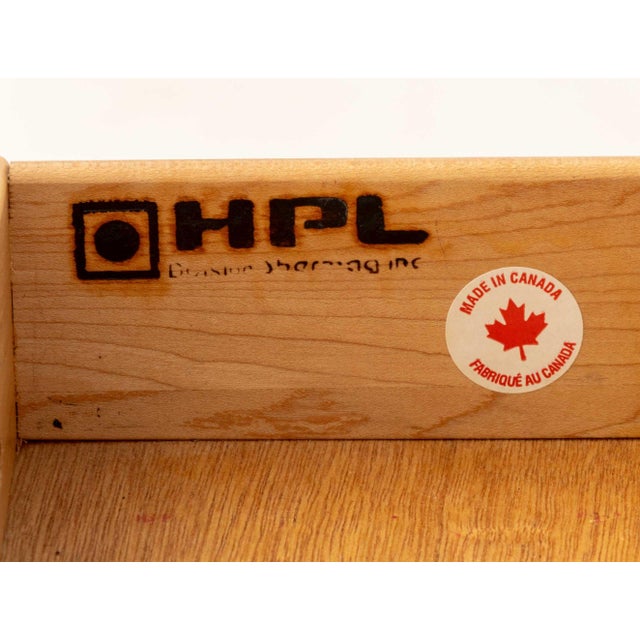 Brown Pair of Louis Philippe Style Maple Wood Bedside Cabinets For Sale - Image 8 of 8