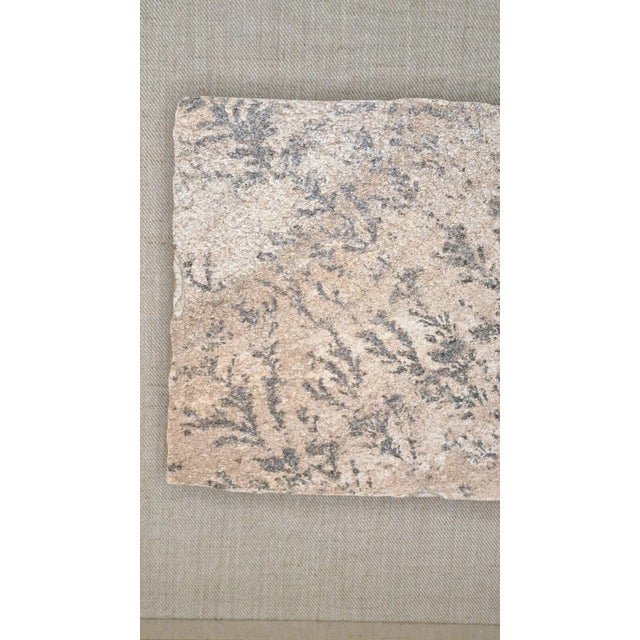 Large 1970s Manganese Oxide Dendrite Slab on Gypsum Matted Framed Rare For Sale - Image 9 of 12