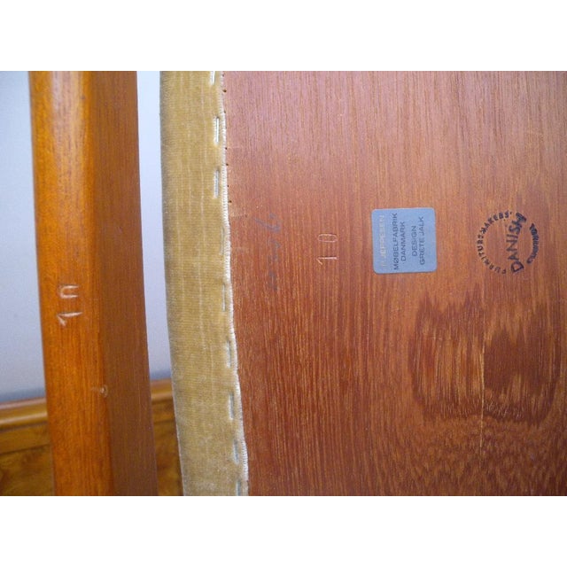 Tan PJ4 Armchair in Teak by Grete Jalk, Denmark, 1960s For Sale - Image 8 of 18