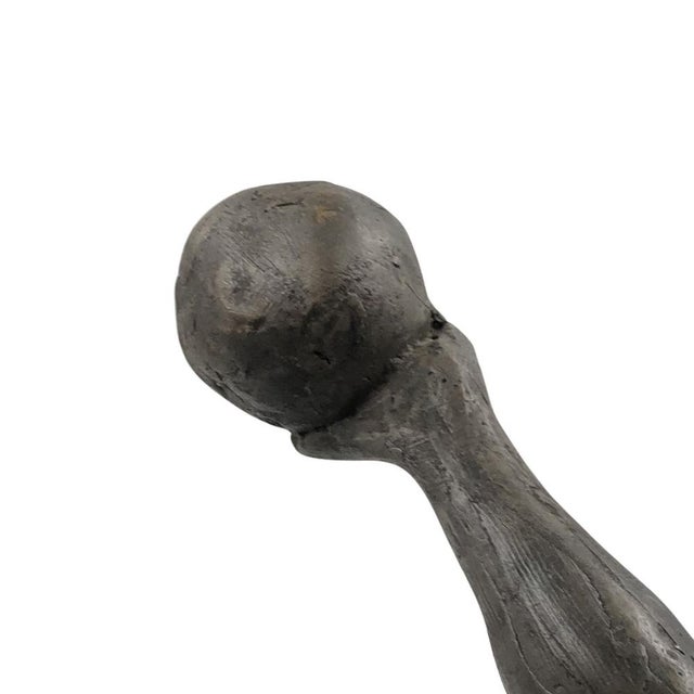 Bronze & Marble Man and Sport Sculpture by Angelo Maineri, 1999 For Sale - Image 12 of 17