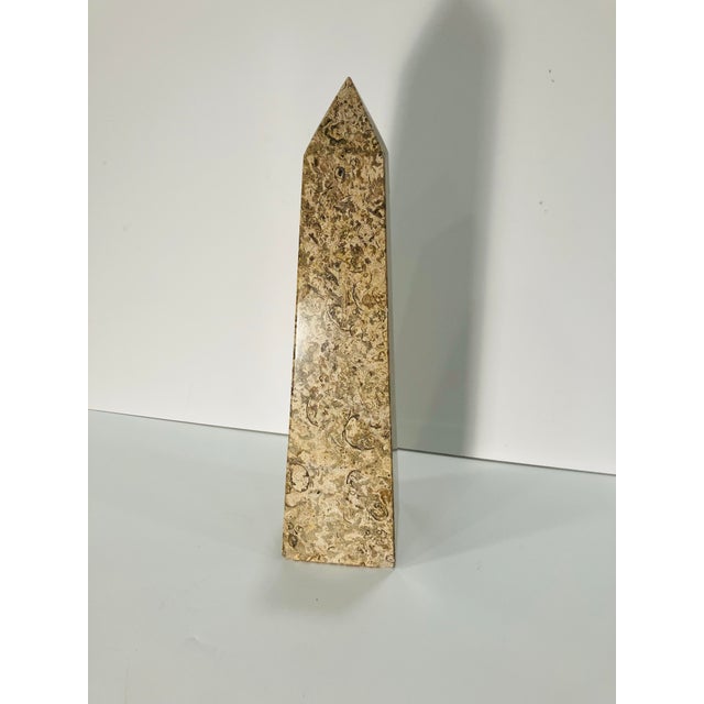 1990s Marble Obelisk For Sale - Image 4 of 6