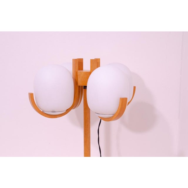 Brown Atomic Age Hotel Floor Lamp, Czechoslovakia, 1970s For Sale - Image 8 of 18