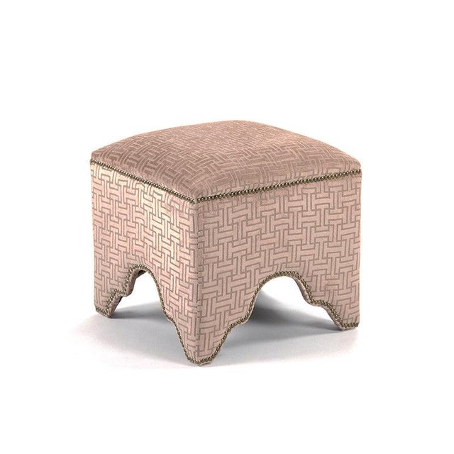 The Willem Cubic Stool from Zentique is a cube ottoman in crushed champagne velvet on an oak base. A glamorous accent that...