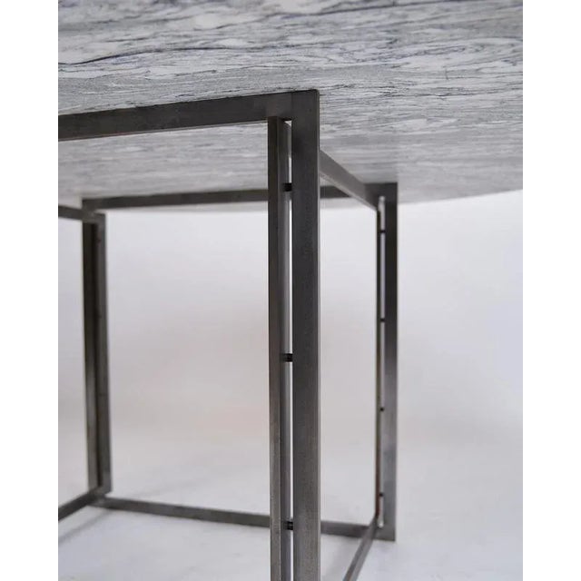 1960s PK 54 Dining Table in Cipollini Marble attributed to Poul Kjærholm for E. Kold Christensen, 1960s For Sale - Image 5 of 10