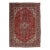 Vintage Persian Tabriz Handmade Red Wool Rug For Sale