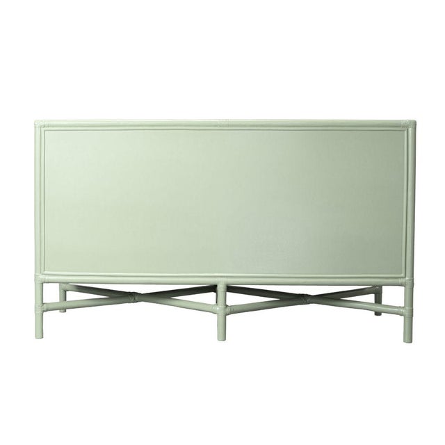 David Francis Verona Four-Drawer Dresser, Celery Green For Sale - Image 4 of 4