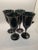 Tivoli Black by Carico Stemmed Wine Glasses- Set of 4 For Sale In Washington DC - Image 6 of 6
