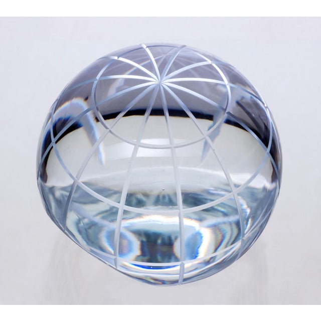 Vintage Decorative Glass Sphere, 1970s For Sale - Image 4 of 7