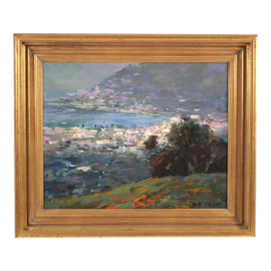 Painting of Laguna Beach Coastal View by Allayn Stevens