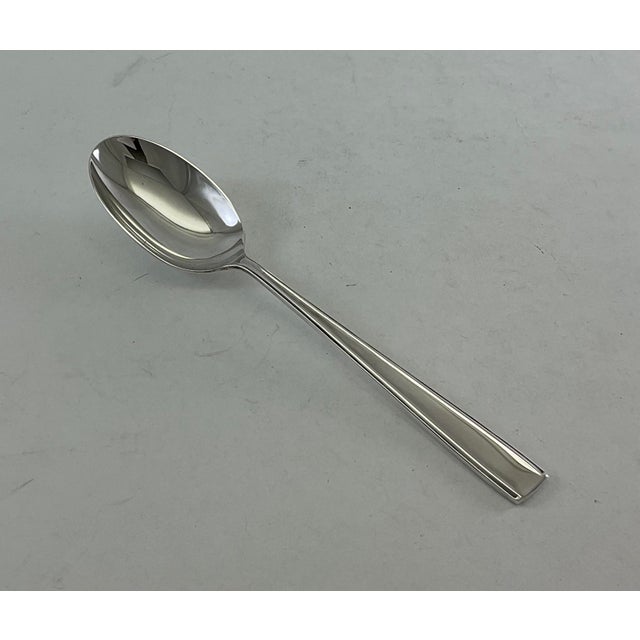 Metal 1980s Silver Dinner Spoon, Leighton. For Sale - Image 7 of 15
